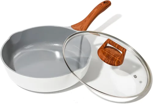 Miniatura 11 de Sartén antiadherente de 9.5 pulgadas con asa desmontable, sartén con asa desmontable antiadherente, sartén para tortilla apta para horno