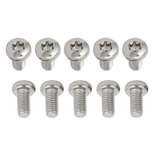 Miniatura 73 de DTGN Tornillos Torx de cabeza plana M1.0.236x0.118 in (DXL), paquete de 20, buenos para maquinaria, sujetadores de seguridad Torx de acero