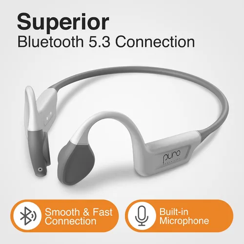 Miniatura 6 de Puro Sound Labs PuroFree - Auriculares de conducción ósea, Bluetooth 5.3 con micrófono integrado, a prueba de sudor e impermeabilidad IPX5, batería