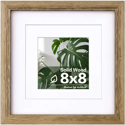 Miniatura 70 de Egofine - Portarretratos de 4 x 6 pulgadas, de madera maciza con plexiglás, para fotos de 3.5 x 5 con paspartú o de 4 x 6 sin paspartú, para colocar