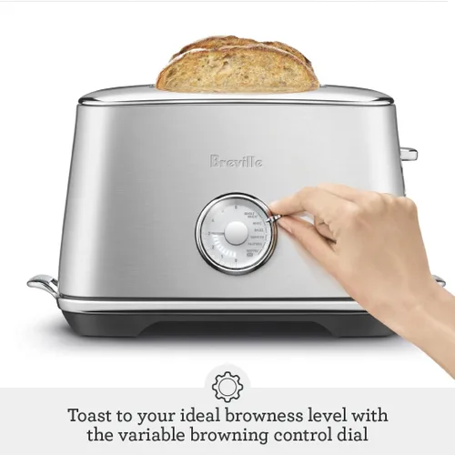 Miniatura 3 de Breville BTA735BST Toast Select Luxe Tostadora de cocina, 2 rebanadas, acero inoxidable negro
