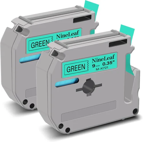 Miniatura 16 de NineLeaf Cinta de etiquetas de repuesto compatible para Brother P-Touch M-Tape M521 MK521 M-K521 funciona con Ptouch PT-M95 PT-90 PT70 PT-65 PT85