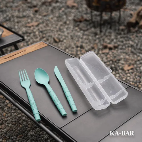 Miniatura 6 de Ka-Bar 9939 Lunch Pal - Cuchillo utilitario compacto para uso diario con tenedor y cuchara