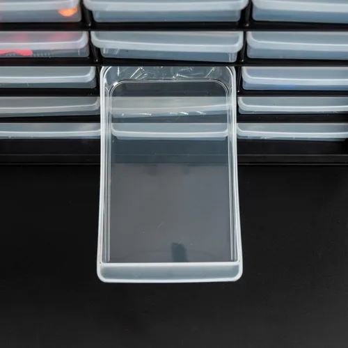 Miniatura 7 de IRIS USA Cajones de almacenamiento de plástico, 24 cajones, gabinete organizador apilable para piezas pequeñas de hardware, tornillos, tuercas, Negro