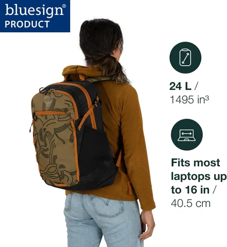 Miniatura 2 de Mochila para laptop Osprey Axis – Elegante mochila diaria con funda para laptop, bolsillos para botella de agua y correas de compresión