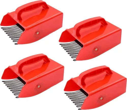 Miniatura 7 de Paquete de 1/2/4 Recogedor de Bayas, con Peine Metálico y Mango Ergonómico para Recoger Bayas con Mayor Facilidad 1 Paquete