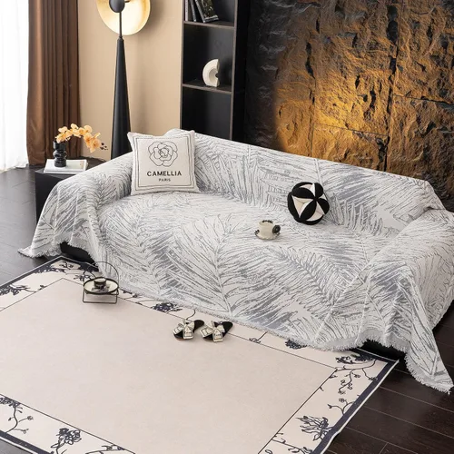 Miniatura 44 de ROOMLIFE Funda de sofá con estampado de leopardo para sofá de 3 plazas, lavable, protector de muebles para perros, funda de sofá suave