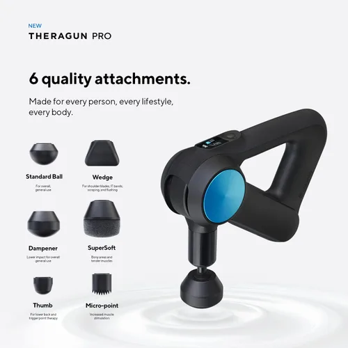 Miniatura 3 de TheraGun Pro - Pistola de masaje manual de tejido profundo - Pistola de masaje de percusión habilitada para Bluetooth y masajeador personal