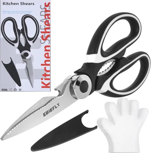 Tijeras de cocina, tijeras profesionales para cortar carne, tijeras de cocina afiladas, tijeras multiusos para alimentos al aire libre, barbacoa, no