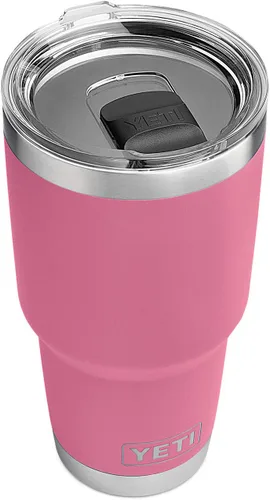 Miniatura 10 de YETI Rambler - Vaso aislado al vacío de acero inoxidable de 30 onzas con tapa MagSlider azul (Offshore Blue)