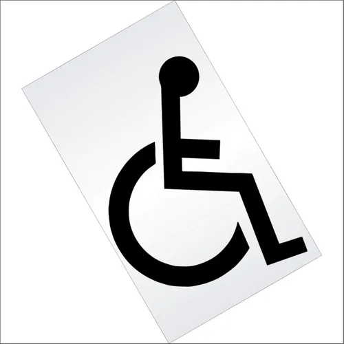 Miniatura 4 de Plantilla de estacionamiento – Plantilla ADA para discapacitados de 78 pulgadas (6 pulgadas de trazo) – 3 plantillas – 78 x 68 x 1/8 pulgadas