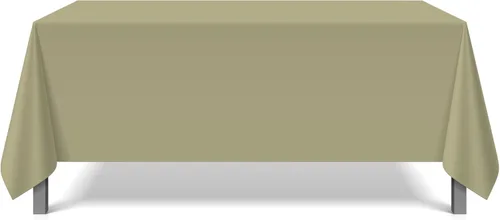 Miniatura 132 de Pomp Mantel Premium de Poliéster de 60" x 84" en Color Amarillo Plátano Tela Fácil de Cuidar, Resistente a Arrugas y Manchas Para Mesa Banana