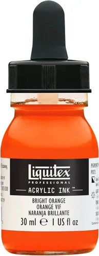 Miniatura 48 de Liquitex - Pintura acrílica profesional INK! Jarro de 1 onza, color blanco de titanio Bronce Rico Iridiscente
