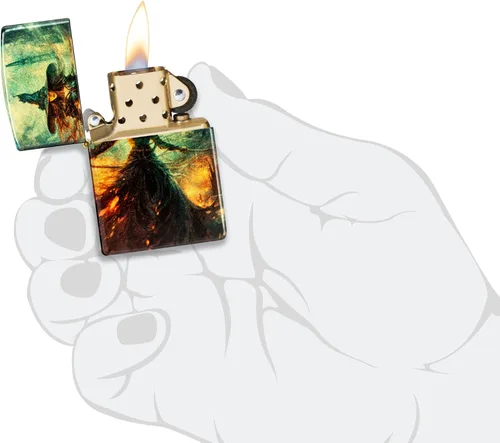 Miniatura 8 de Zippo Encendedores míticos 540 Mago de Fuego de Latón Rodado