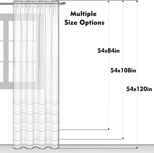 Miniatura 2 de Mosquitera para porche, patio, toldo, jardín, cortinas de tul transparente para exteriores, red de decoración para fiestas, bodas, arcos y cortinas