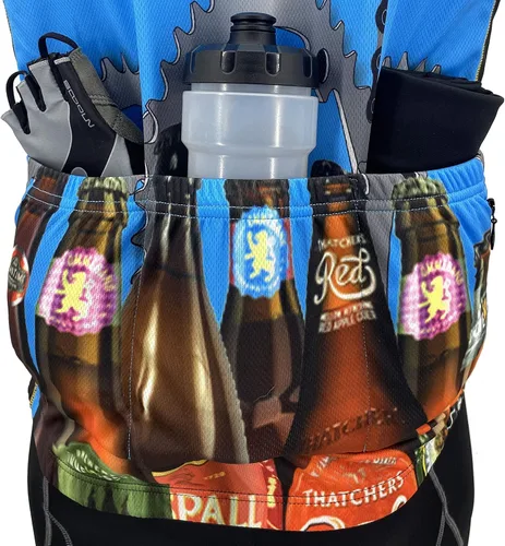 Miniatura 3 de Gears & Beers - Camiseta de ciclismo de manga corta para hombre