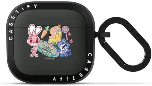 Miniatura 23 de CASETiFY AirPods Pro (1ª/2ª Gen) Estuche Bounce con Anillo [Colaboración Frozen] - Copo de Nieve de Anna - Taupe Mate