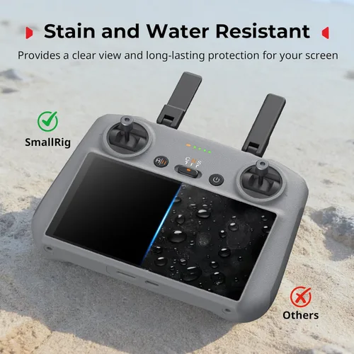 Miniatura 6 de SMALLRIG Protector de pantalla de vidrio templado HD para DJI RC/ RC 2 (paquete de 2), específicamente diseñado para pantallas de control remoto DJI
