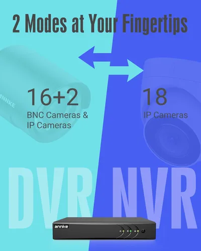 Miniatura 4 de ANNKE Grabadora de video de seguridad de 5MP Lite de 16 canales con detección de inteligencia artificial humana/vehículo y disco duro de 2 TB, DVR