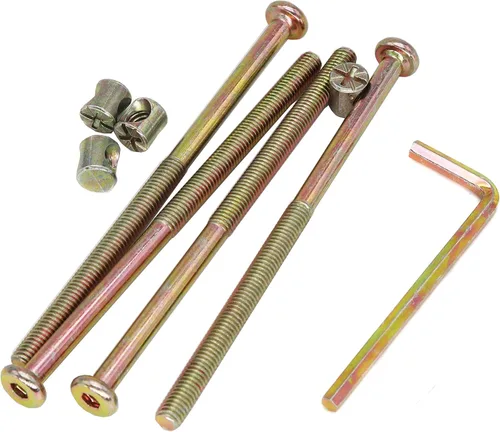 cSeao cSeao - Pernos de cama antiguos, piezas de repuesto para muebles, paquete de 10 tornillos de montaje para muebles M6 x 4.331 in (M6 x 4.331 in)