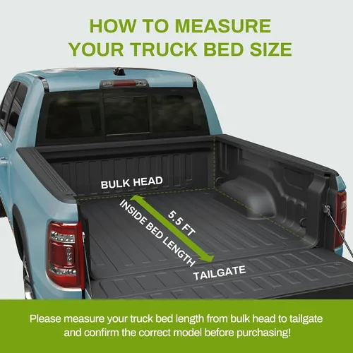 Miniatura 3 de AUTOSAVER88 Cubierta enrollable suave para caja de camioneta compatible con Ford F-150 2015-2026 (excepto la serie Raptor) de 5.5 pies