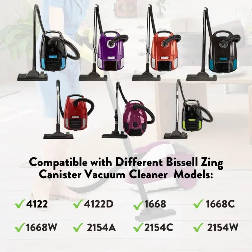 Miniatura 3 de Selgo Paquete de 12 bolsas de vacío de repuesto para aspiradora Bissell Zing Series Ideal para 4122, 4122D, 1668W, 2154A, 2154C, 2154W OEM #
