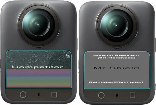Miniatura 5 de Mr.Shield Protector de pantalla puede usarse con DJI OSMO 360 [Vidrio templado] [Paquete de 3] [Vidrio japonés con dureza 9H]