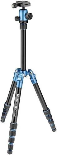 Miniatura 9 de Manfrotto Element Traveller - Kit de trípode pequeño de aluminio de 5 secciones con cabeza esférica Rojo