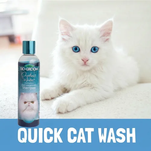 Miniatura 5 de Bio-Groom Purrfect White Cat Shampoo - Champú para mascotas que mejora el color, suministros de baño para gatos, lavado de gatitos, suministros