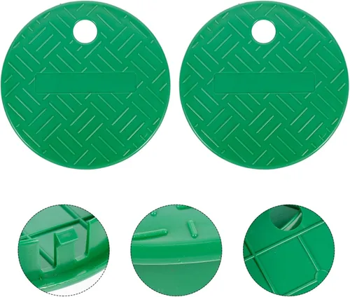 Miniatura 6 de Cubierta redonda de la caja de la tapa de la tapa de la cubierta de la válvula de rociador de 6 pulgadas 2 piezas de la caja de las válvulas s