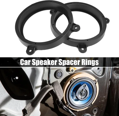 Miniatura 2 de uxcell Anillo espaciador adaptador de altavoz de automóvil de 6.5 pulgadas con combinación de cables para Subaru Impreza 2007-2019