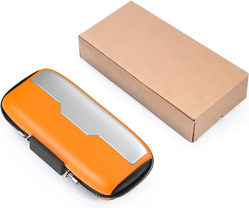 Miniatura 9 de AMIR Caja de seguridad portátil con combinación de 4 dígitos con cerradura de seguridad, impermeable, antirrobo, pequeña caja de seguridad