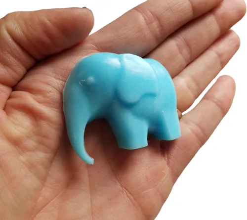 Miniatura 3 de Jabones de elefante para niños, regalos de baby shower o primera fiesta de cumpleaños, bolsas de agarre de cabras, leche y miel, paquete de 20