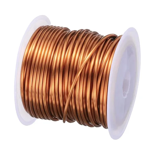 Miniatura 76 de MECCANIXITY - Alambre magnético de calibre 46 AWG - 0.04mm Hilo de cobre esmaltado - Bobina de alambre magnético de 14669 pies (4471m) - 50g Grado F