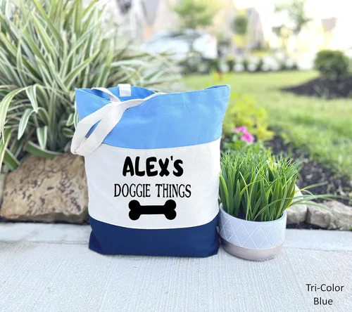 Miniatura 5 de Bolso personalizado de las cosas del perrito, bolso personalizado del perro, regalos de los amantes de los perros, regalo del dueño del perrito