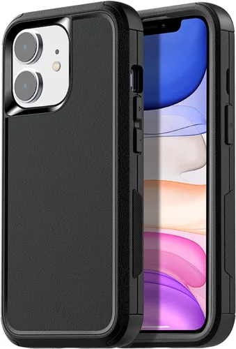 Miniatura 22 de AICase Funda para iPhone 11, resistente protección contra caídas, cuerpo completo, resistente, a prueba de golpes, militar, resistente, duradera
