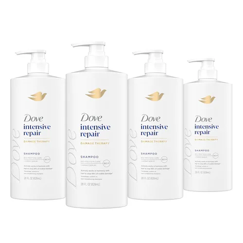 Miniatura 17 de Dove Champú de Reparación Intensiva para Cabello Dañado con Tecnología de Cuidado de Bio-Proteínas y Suero Amino 28 Fl Oz