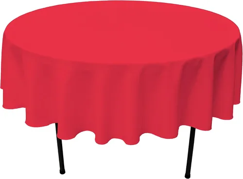 Miniatura 17 de GEFEII Servilletas de tela de poliéster sólido de 18 x 18 pulgadas para cocina, mantel rectangular cuadrado redondo para bodas, fiestas