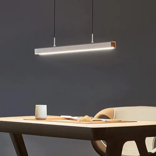 Miniatura 2 de Modern Kitchen Island Hanging Lights Long Bar Pendant Light Chandeliers Creative Linear Suspension Lamps 4000K Neutral Light for Dining Room Simple