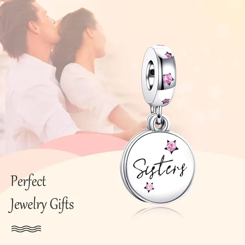 Miniatura 3 de Annmors Dijes de joyería de animales para mujer, plata de ley 925, colgante con circonita cúbica, cuentas de joyería para niñas, regalos