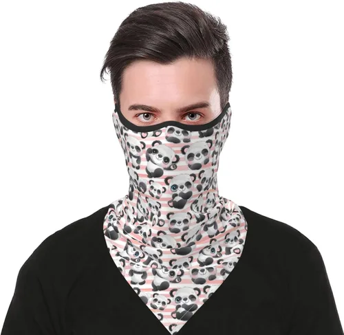 Miniatura 6 de Polaina para el cuello, bandanas para hombres y mujeres, cubierta de bufanda para la cara con rayos UV, con agujero para las orejas, máscara facial