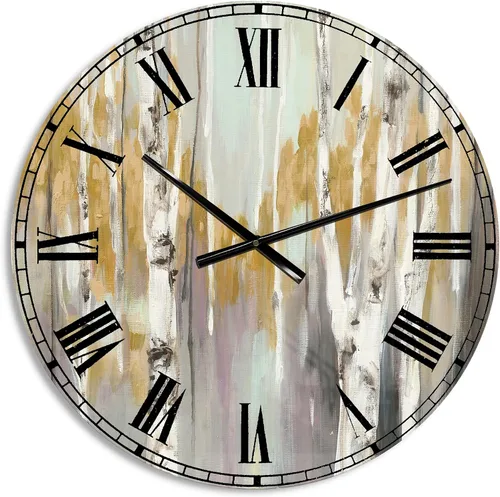 Miniatura 11 de DesignQ Reloj de pared con diseño de vaca y vida campestre para el hogar, dormitorio, baño, oficina, sala de estar