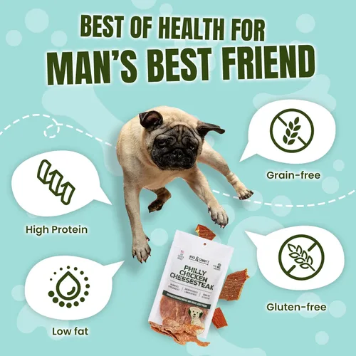 Miniatura 7 de Golosinas gourmet para perros Mika & Sammy's hechas en los Estados Unidos (queso de pollo 5 0z)