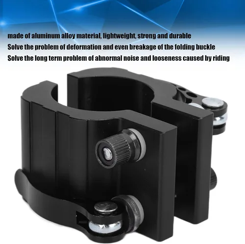 Miniatura 8 de VBESTLIFE Abrazadera plegable eléctrica, cerradura rugosa vertical de Rod de la aleación de aluminio para la serie 8X 10X 11X Negro
