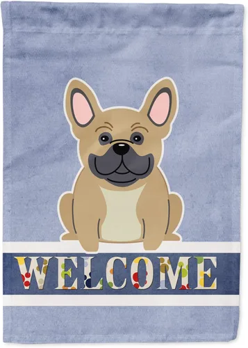 Miniatura 255 de Caroline's Treasures BB5622GF Airedale - Bandera de bienvenida para jardín, bandera decorativa para patio, exteriores, patio, parterres