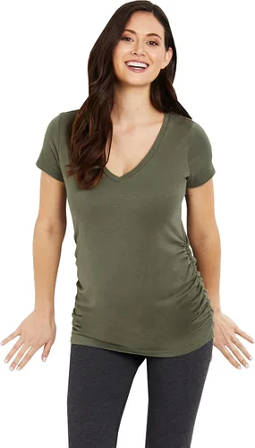Miniatura 4 de Maternity Soft and Stretchy Short Sleeve Tee Shirt Pregnancy Top - 1, 2 & 3 Pack