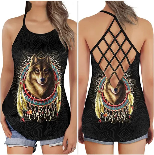 Miniatura 3 de Camiseta sin mangas para mujer, camisetas de verano para mujer, camisas cruzadas con espalda abierta para mujer, el mejor regalo para mamá, novia