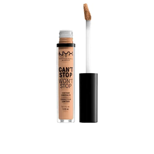 Miniatura 12 de NYX PROFESSIONAL MAKEUP Can't Stop Won't Stop - Corrector de contorno, 24 horas de cobertura total y acabado mate - Vainilla 06 VAINILLA