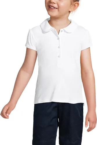 Miniatura 3 de Lands' End Polo de manga corta con cuello Peter Pan para niñas