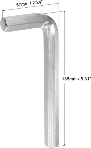 Miniatura 2 de uxcell Llave hexagonal de 1/2", herramienta de reparación CR-V en forma de L